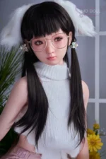 MD Doll 150cm(4ft92) F-Cup Silicone Sex Doll Lily With Glasses Asian Doll