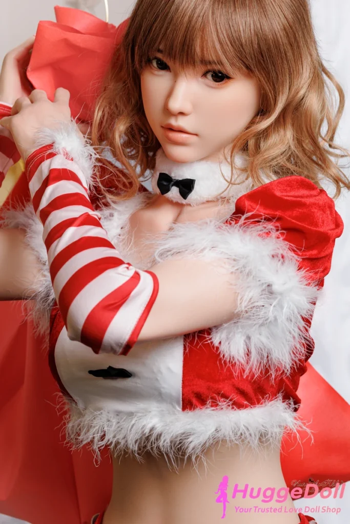 FuDoll 161cm 5ft28 F Cup Silicone Sex Doll ShaLi Christmas outfit ROS 1