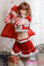 FU Doll 161cm(5ft28) F-Cup Silicone Sex Doll ShaLi Christmas outfit ROS - Image 8
