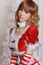FU Doll 161cm(5ft28) F-Cup Silicone Sex Doll ShaLi Christmas outfit ROS