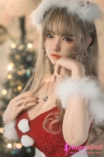 FU Doll 165cm(5ft41) F-Cup Silicone Sex Doll XiaoBei With Christmas outfit ROS - Image 2