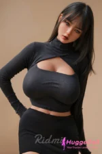 Ridmii 161cm(5ft28) J-Cup Silicone Head TPE Body Sex Doll Danica With Black Hip Skirt - Image 4